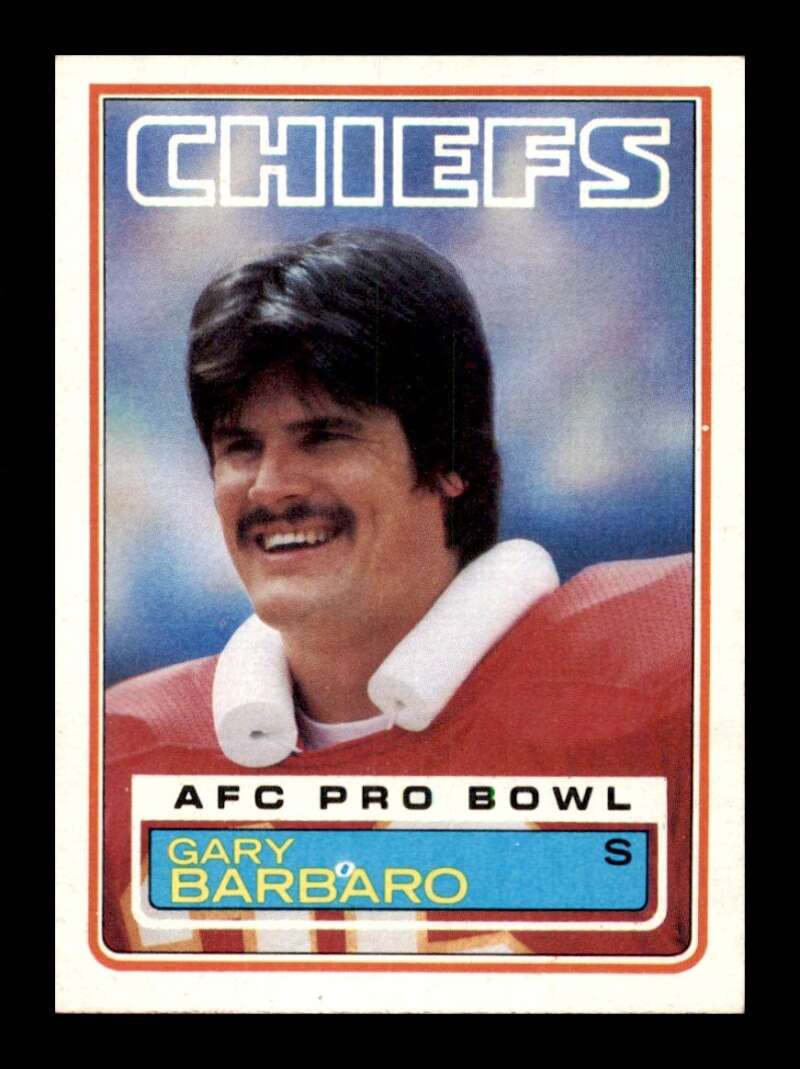 Load image into Gallery viewer, 1983 Topps Gary Barbaro #283 Kansas City Chiefs Image 1
