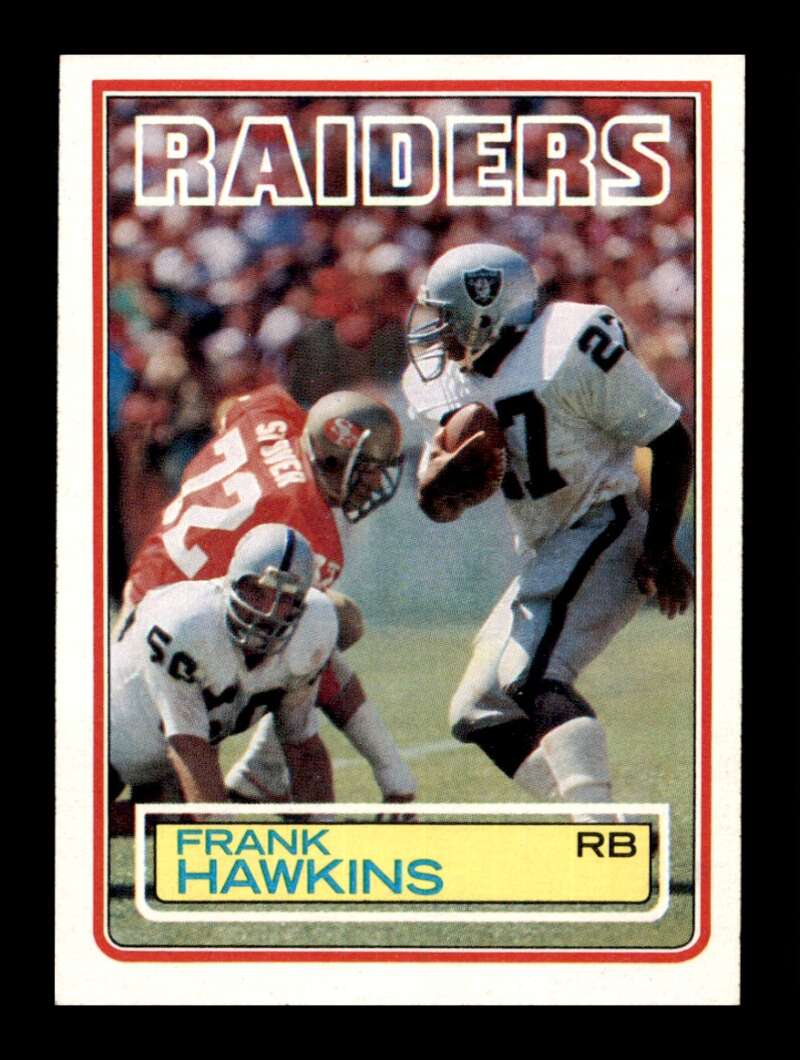 Load image into Gallery viewer, 1983 Topps Frank Hawkins #300 Los Angeles Raiders Image 1
