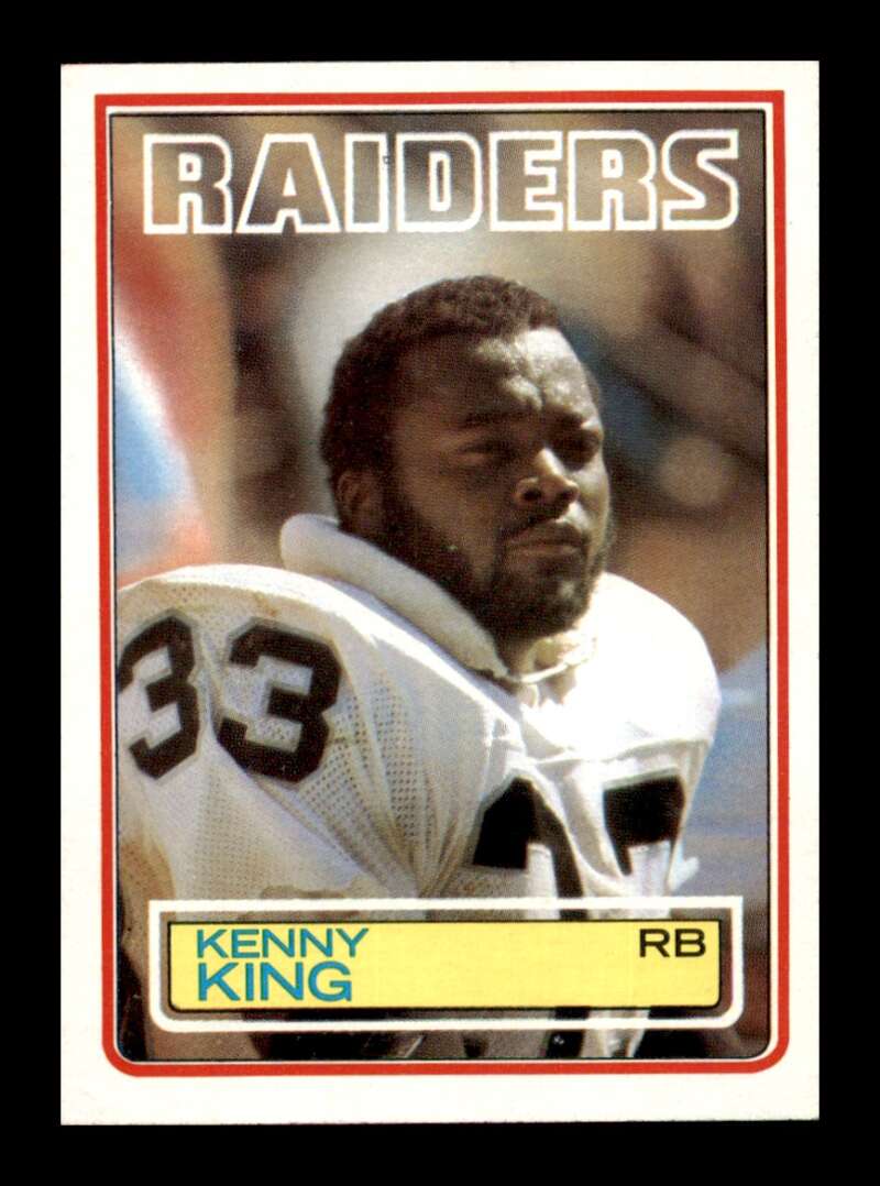 Load image into Gallery viewer, 1983 Topps Kenny King #303 Los Angeles Raiders Image 1
