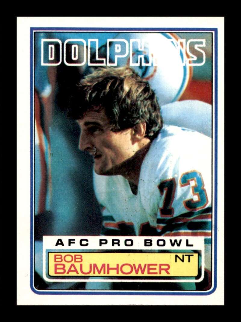 Load image into Gallery viewer, 1983 Topps Bob Baumhower #309 Miami Dolphins Image 1
