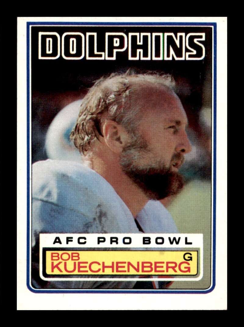 Load image into Gallery viewer, 1983 Topps Bob Kuechenberg #315 Miami Dolphins Image 1
