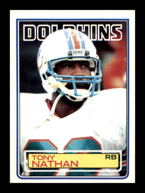 1983 Topps Tony Nathan 