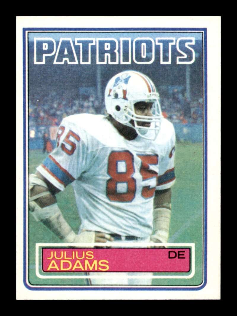 Load image into Gallery viewer, 1983 Topps Julius Adams #325 New England Patriots Image 1
