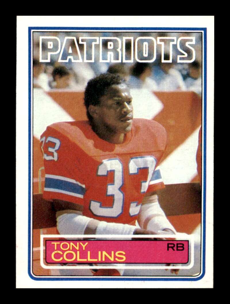 Load image into Gallery viewer, 1983 Topps Tony Collins #328 New England Patriots Image 1
