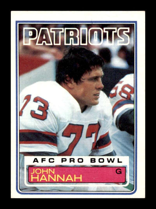 1983 Topps John Hannah