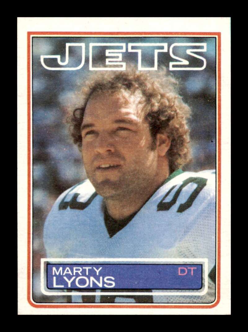 Load image into Gallery viewer, 1983 Topps Marty Lyons #347 New York Jets Image 1
