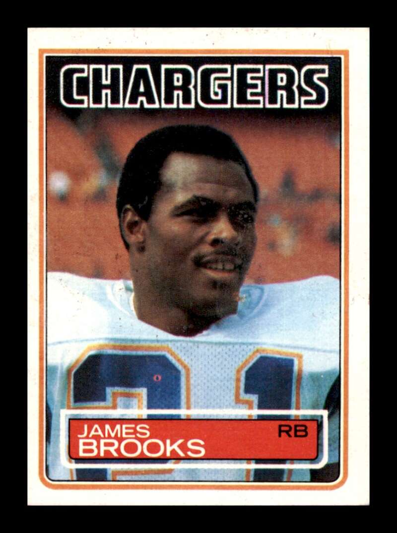 Load image into Gallery viewer, 1983 Topps James Brooks #372 San Diego Chargers Image 1
