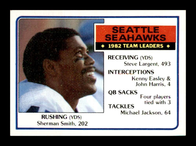 Load image into Gallery viewer, 1983 Topps Sherman Smith #383 Seattle Seahawks Image 1
