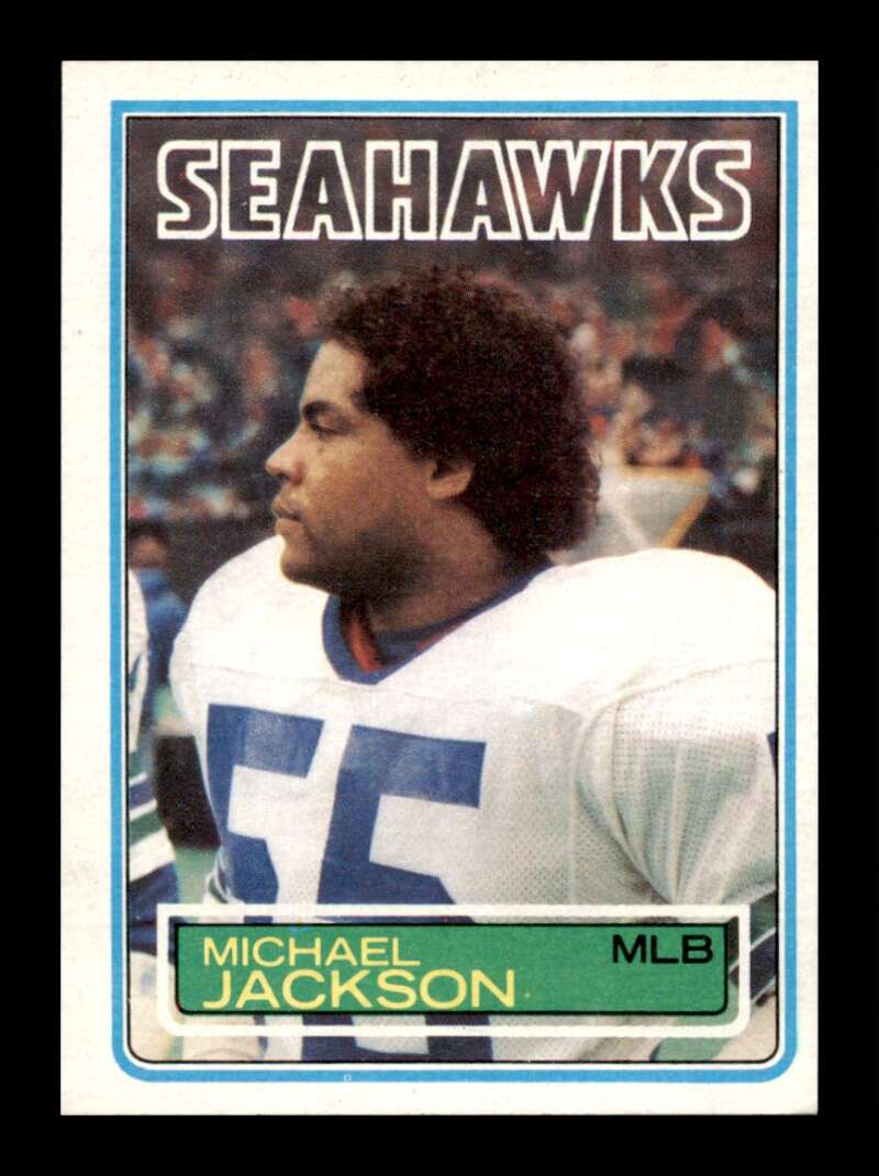 Load image into Gallery viewer, 1983 Topps Michael Jackson #387 Seattle Seahawks Image 1
