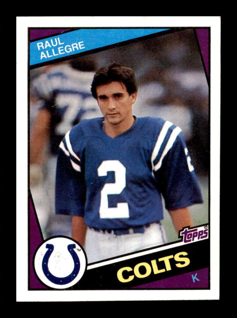 Load image into Gallery viewer, 1984 Topps Raul Allegre #11 Baltimore Colts Rookie RC Image 1
