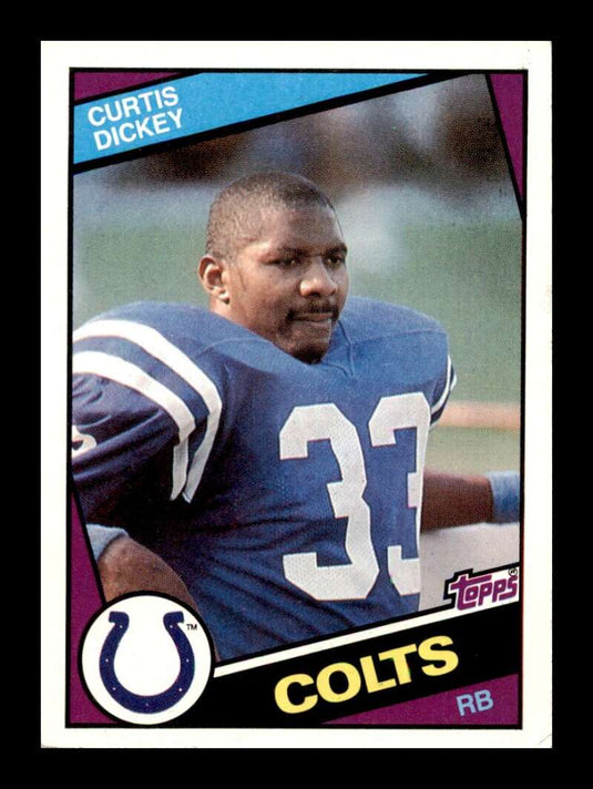 1984 Topps Curtis Dickey 