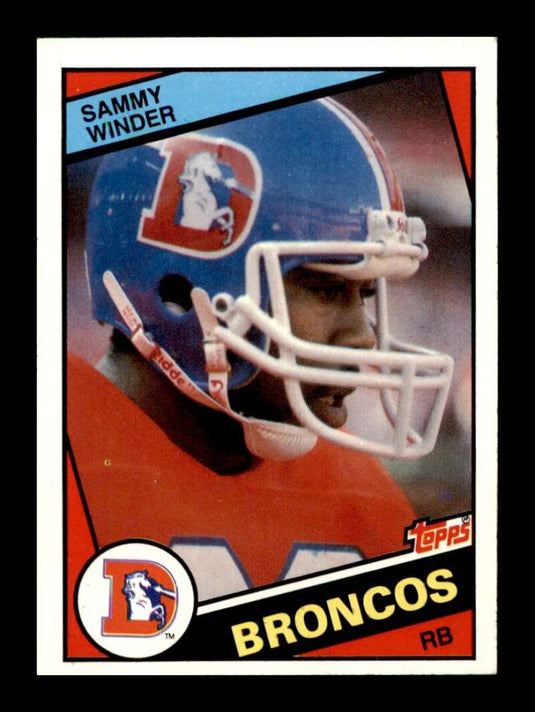 1984 Topps Sammy Winder