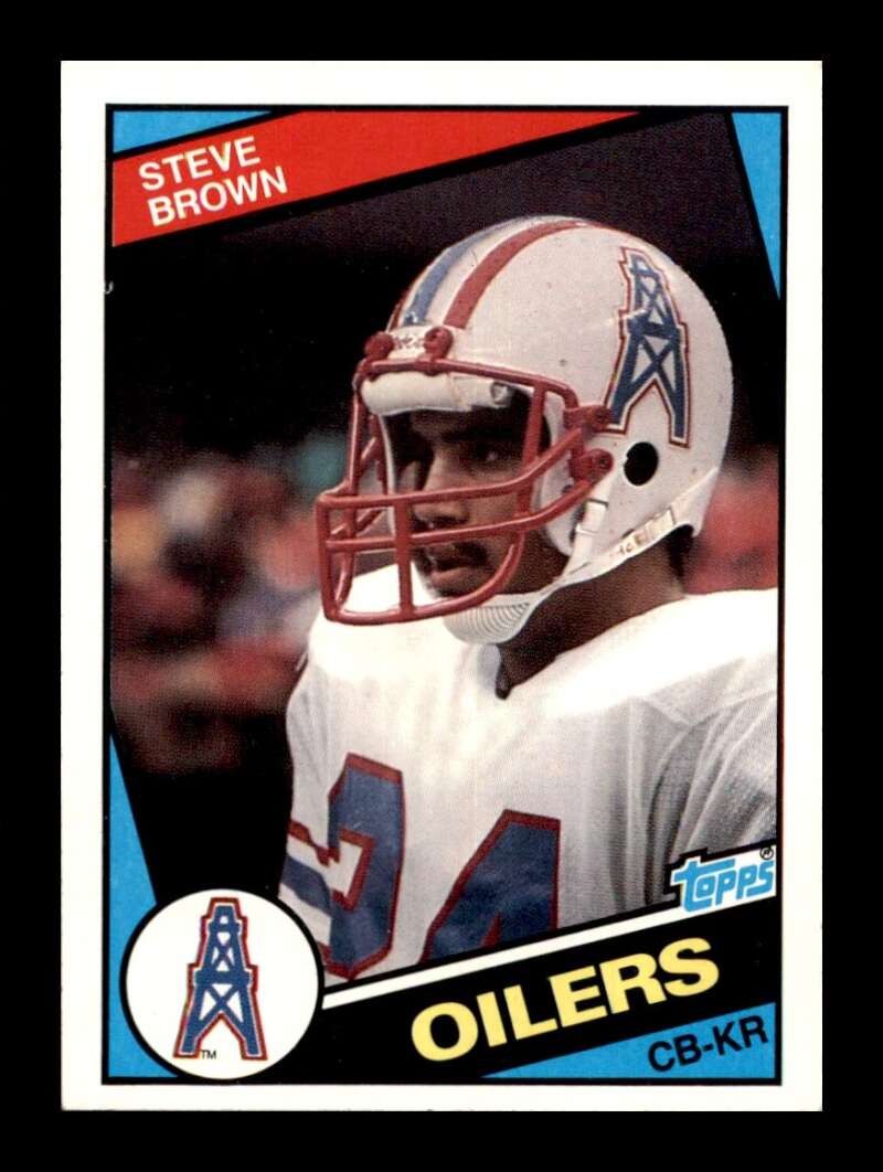 Load image into Gallery viewer, 1984 Topps Steve Brown #77 Houston Oilers Rookie RC Image 1
