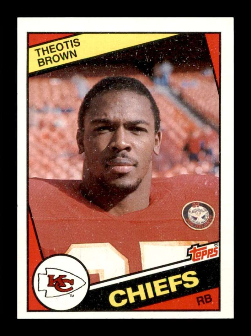 Load image into Gallery viewer, 1984 Topps Theotis Brown #86 Kansas City Chiefs Image 1
