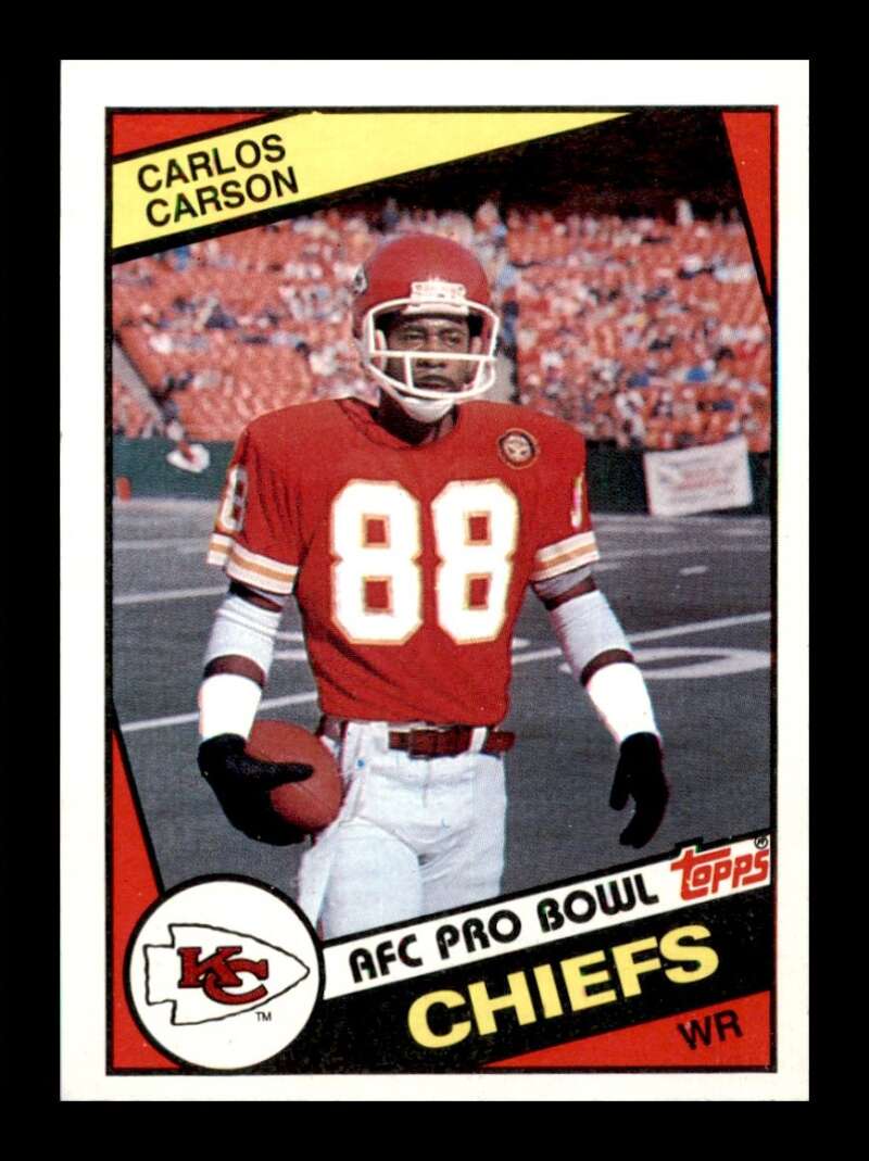 Load image into Gallery viewer, 1984 Topps Carlos Carson #87 Kansas City Chiefs Image 1
