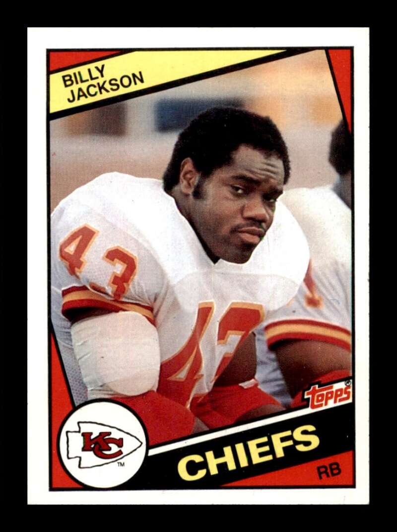 Load image into Gallery viewer, 1984 Topps Billy Jackson #91 Kansas City Chiefs Image 1
