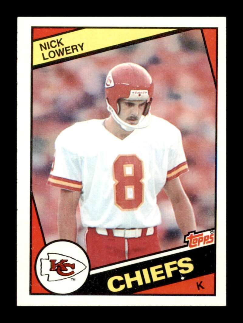 Load image into Gallery viewer, 1984 Topps Nick Lowery #94 Kansas City Chiefs Image 1
