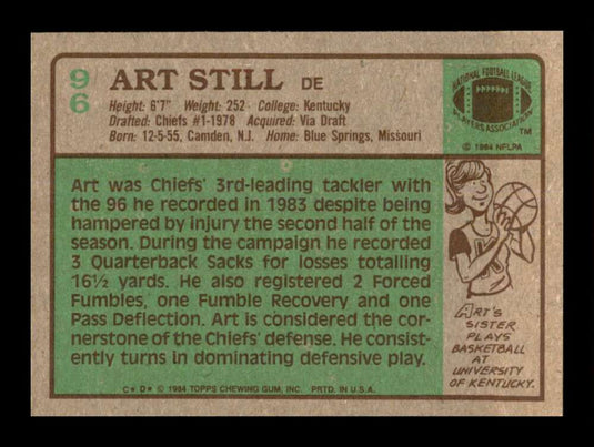 1984 Topps Art Still