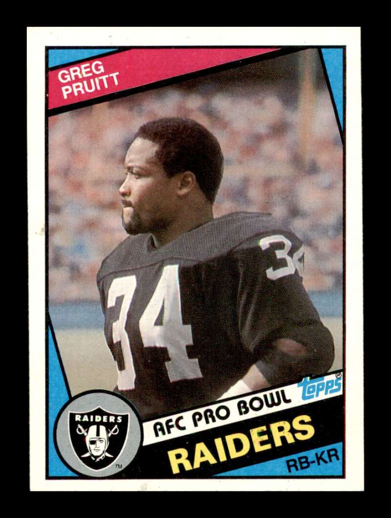 Load image into Gallery viewer, 1984 Topps Greg Pruitt #115 Los Angeles Raiders Image 1
