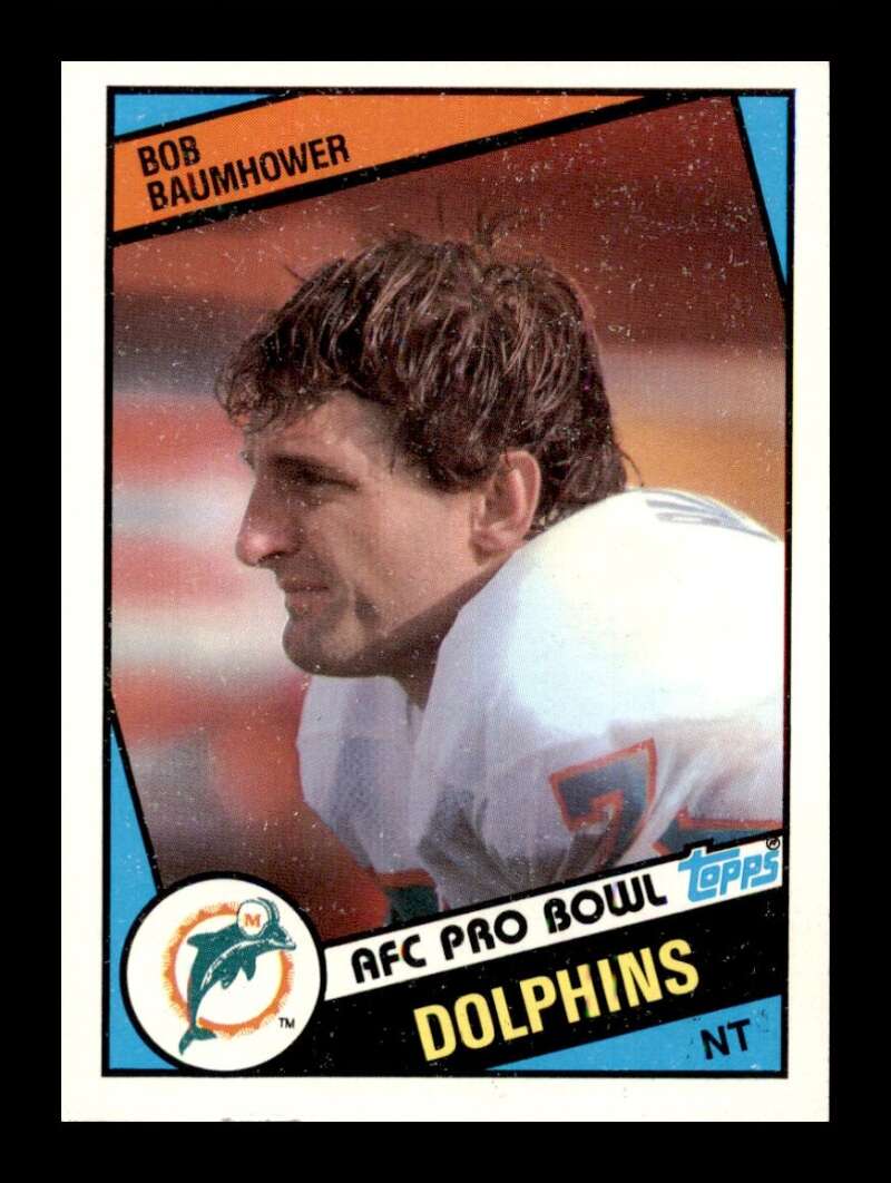 Load image into Gallery viewer, 1984 Topps Bob Baumhower #117 Miami Dolphins Image 1
