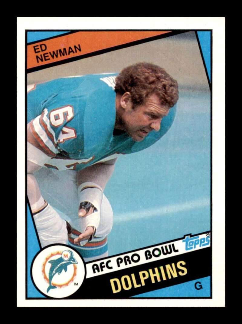 Load image into Gallery viewer, 1984 Topps Ed Newman #126 Miami Dolphins Image 1
