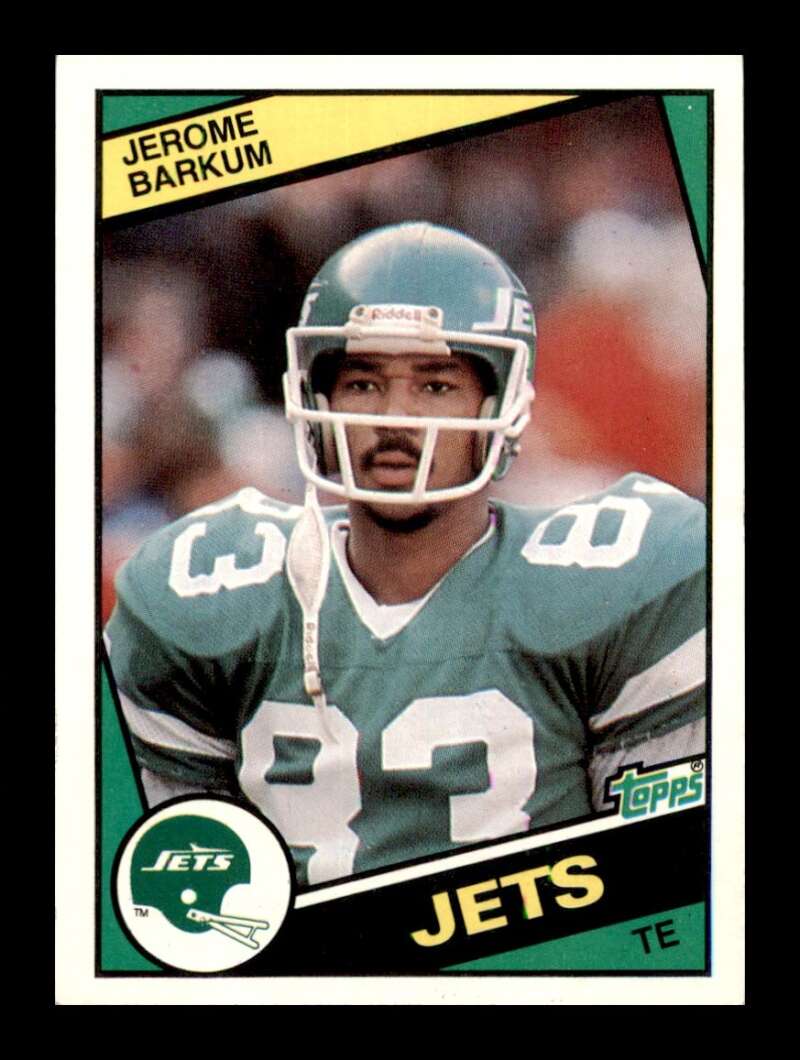 Load image into Gallery viewer, 1984 Topps Jerome Barkum #145 New York Jets Image 1
