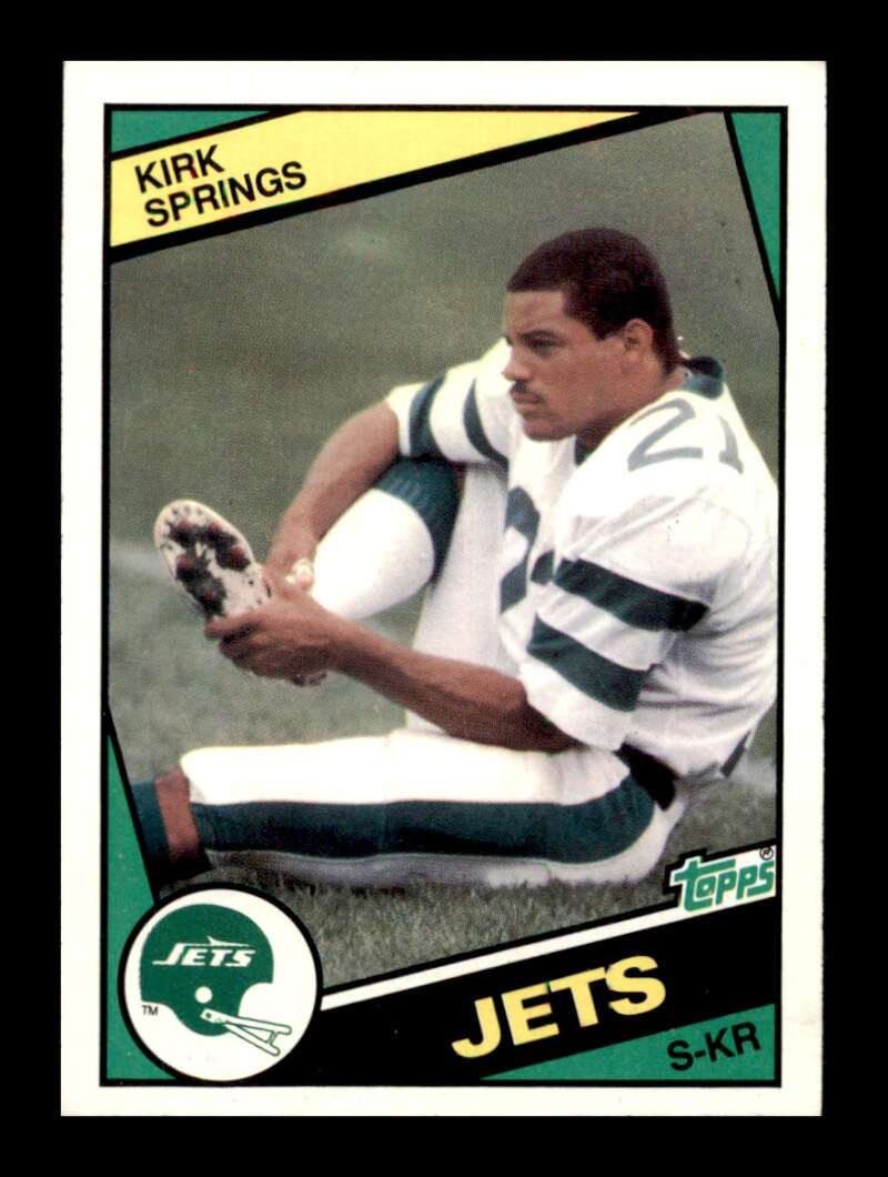 Load image into Gallery viewer, 1984 Topps Kirk Springs #157 New York Jets Image 1
