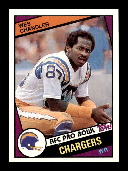 1984 Topps Wes Chandler 