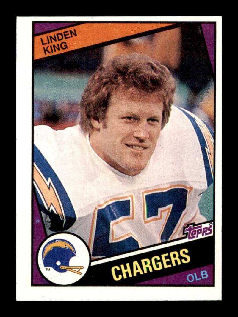 Load image into Gallery viewer, 1984 Topps Linden King #182 San Diego Chargers Image 1
