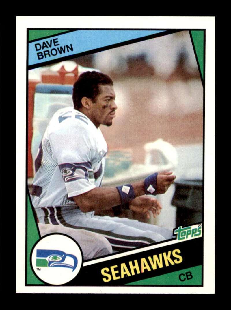 Load image into Gallery viewer, 1984 Topps Dave Brown #190 Seattle Seahawks Image 1
