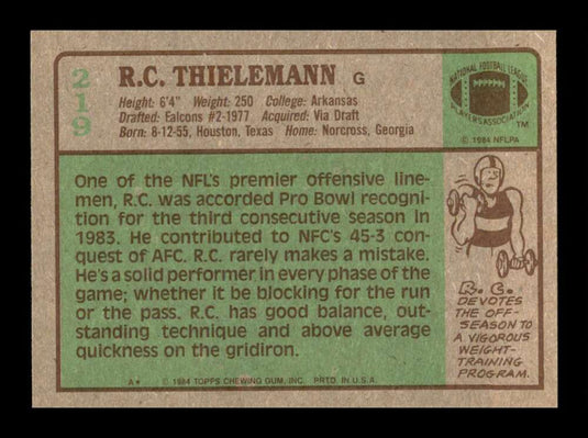 1984 Topps R.C. Thielemann