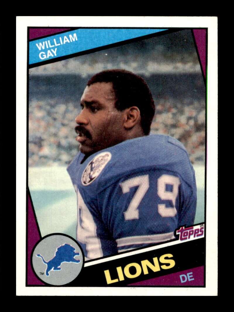 Load image into Gallery viewer, 1984 Topps William Gay #254 Detroit Lions Image 1
