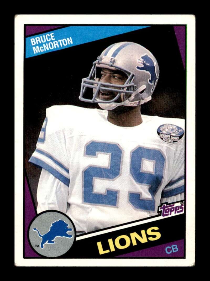 Load image into Gallery viewer, 1984 Topps Bruce McNorton #257 Detroit Lions Image 1
