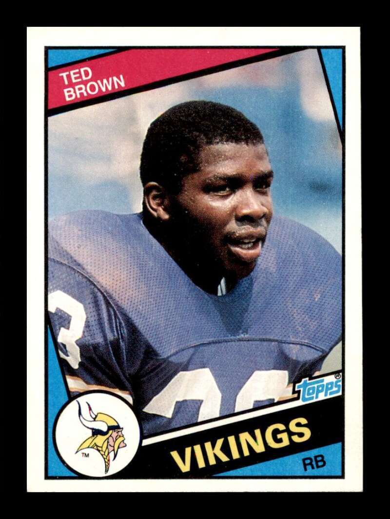 Load image into Gallery viewer, 1984 Topps Ted Brown #289 Minnesota Vikings Image 1
