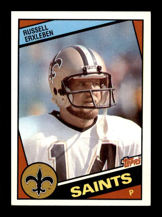 1984 Topps Russell Erxleben 