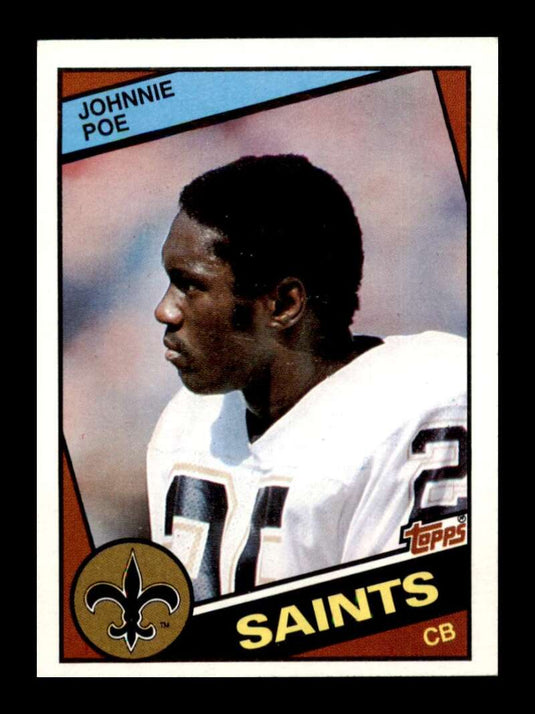 1984 Topps Johnnie Poe 