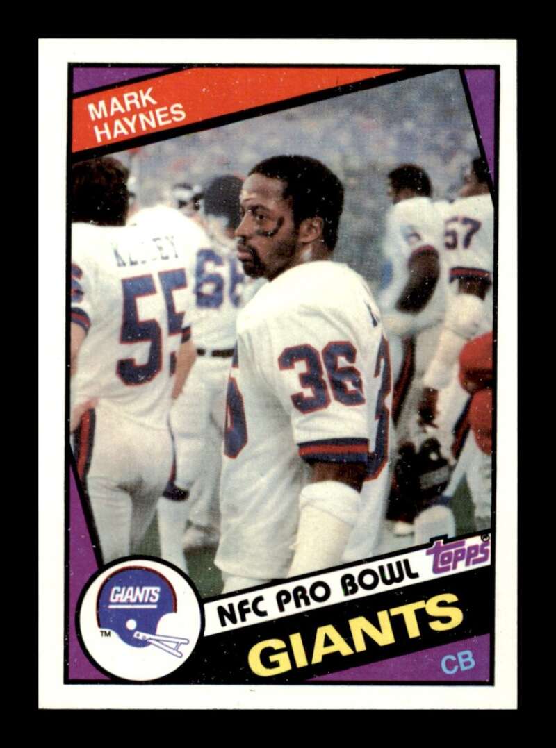 Load image into Gallery viewer, 1984 Topps Mark Haynes #317 New York Giants Image 1
