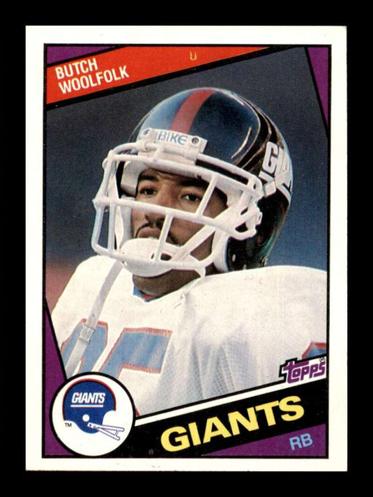 1984 Topps Butch Woolfolk