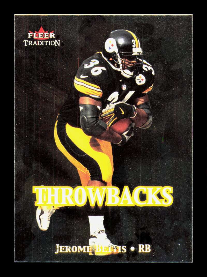 Load image into Gallery viewer, 2000 Fleer Tradition Throwbacks Jerome Bettis #8 Pittsburgh Steelers  Image 1
