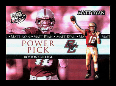 2008 Press Pass Power Pick Matt Ryan 