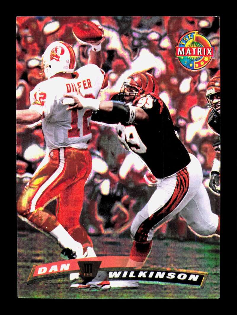 Load image into Gallery viewer, 1996 Topps Stadium Club Matrix Dan Wilkinson #286 Cincinnati Bengals  Image 1
