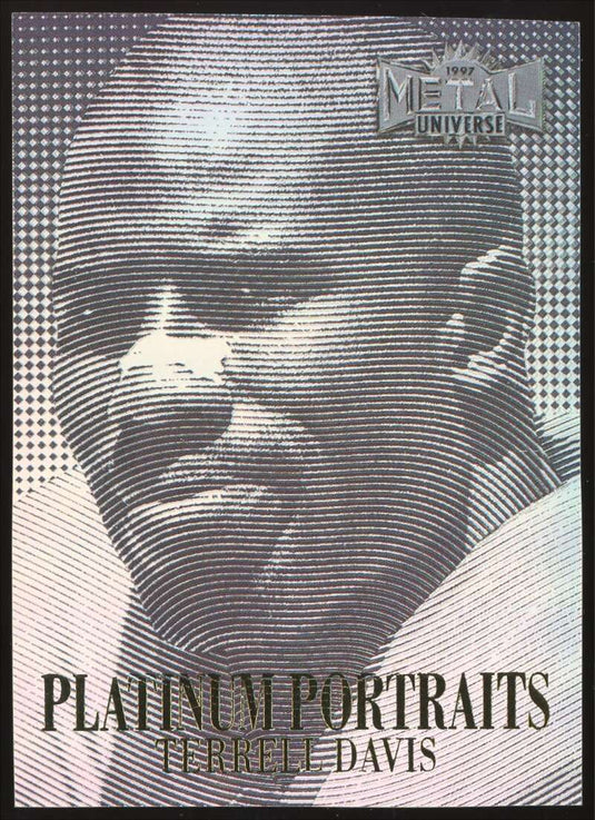 1997 Skybox Metal Universe Platinum Portraits Terrell Davis 