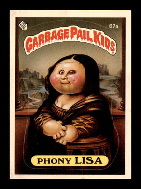 1985 Topps Garbage Pail Kids Series 2 Phony Lisa 