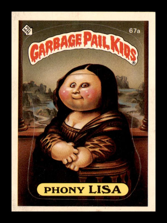 1985 Topps Garbage Pail Kids Series 2 Phony Lisa