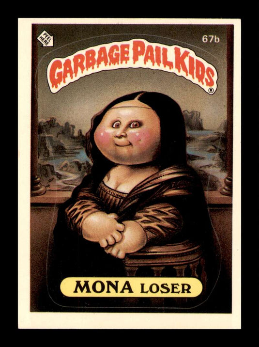 1985 Topps Garbage Pail Kids Series 2 Mona Loser