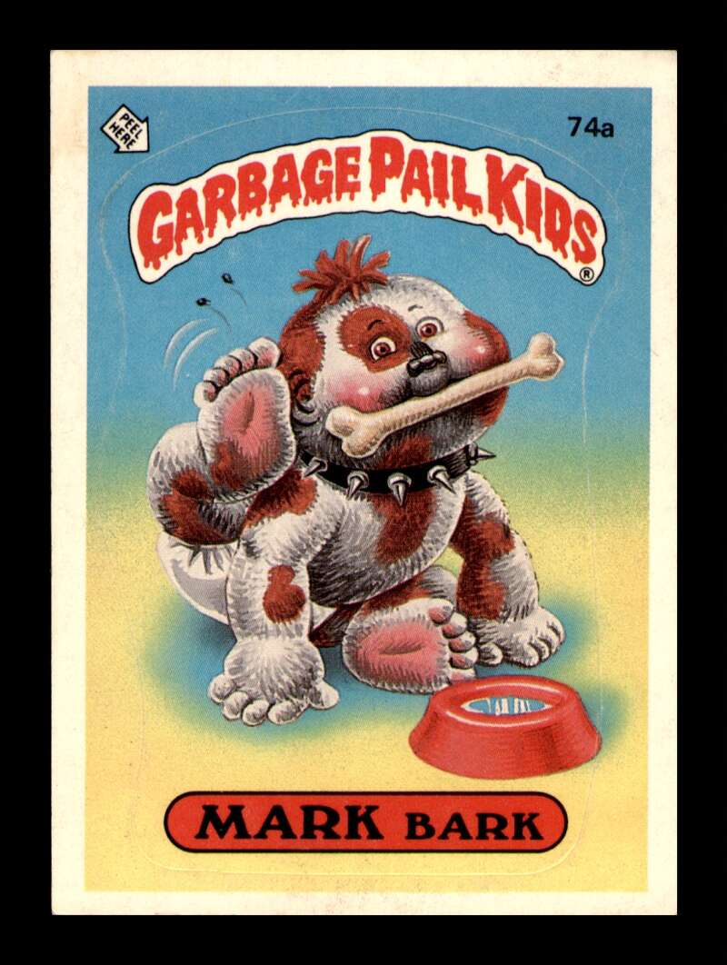 Load image into Gallery viewer, 1985 Topps Garbage Pail Kids Series 2 Mark Bark #74a  Image 1
