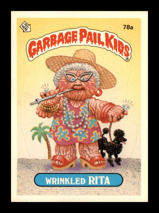 1985 Topps Garbage Pail Kids Series 2 Wrinkled Rita