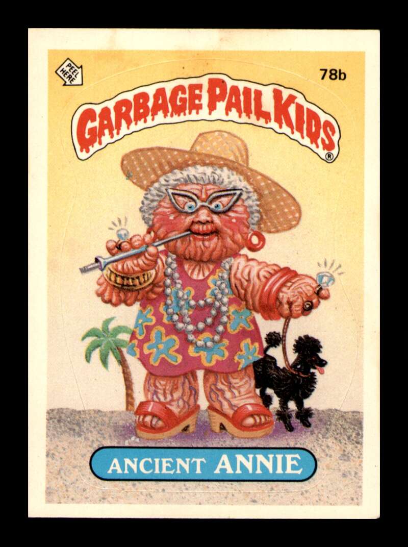 Load image into Gallery viewer, 1985 Topps Garbage Pail Kids Series 2 Ancient Annie #78b  Image 1
