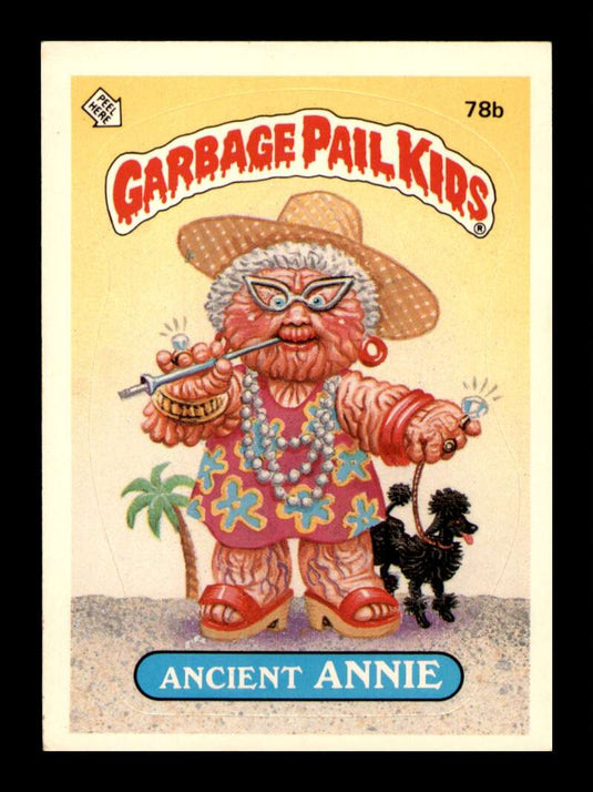 1985 Topps Garbage Pail Kids Series 2 Ancient Annie