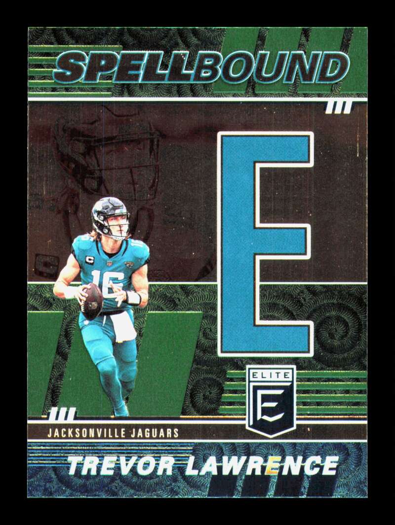 Load image into Gallery viewer, 2022 Donruss Elite Spellbound Green Trevor Lawrence #SB-TL5 Jacksonville Jaguars  Image 1
